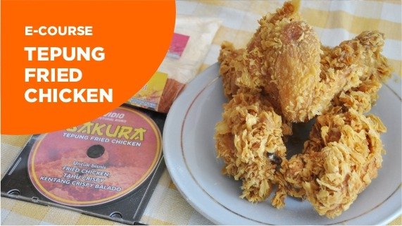 5. Kursus Cara Membuat Tepung Fried Chicken*